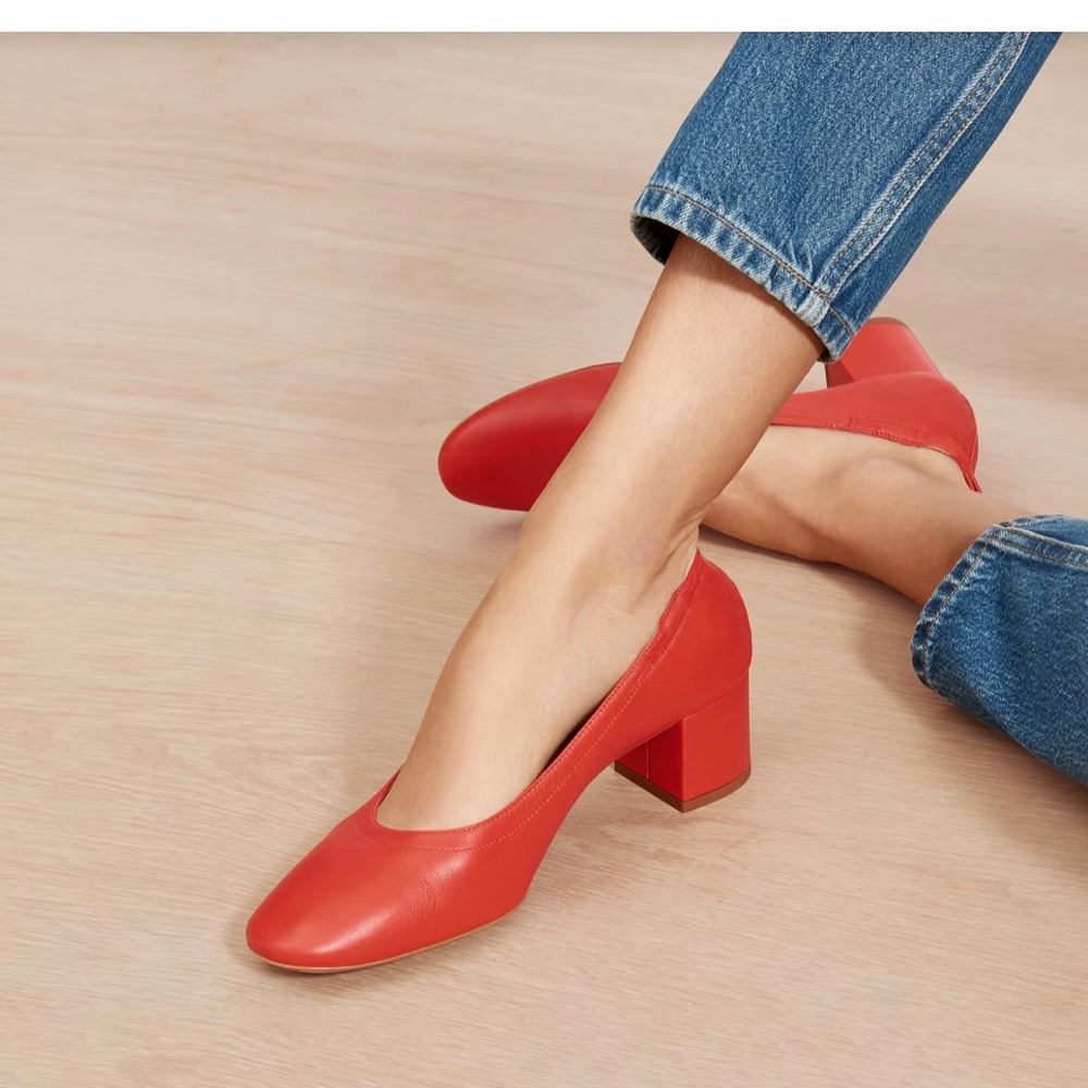 Everlane Day Heel Red 7.5